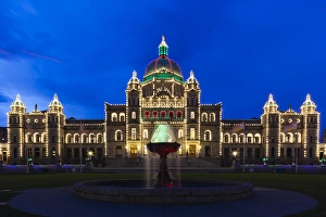 Canada, British Columbia, Vancouver Island, Victoria, British Columbia Parliament Building