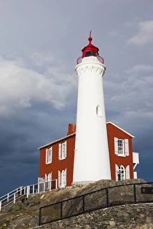 Images Dated 2nd January 2012: Canada, British Columbia, Vancouver Island, Victoria, Fisgard Lighthouse, exterior