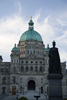 Parliament Building Prints: CANADA, British Columbia, Victoria. Inner Harbour