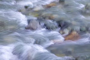 Images Dated 3rd April 2020: Canada, British Columbia, Whistler. Fitzsimmons Creek rapids