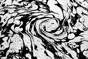 Foam Prints: Canada, Manitoba. Foam patterns in water