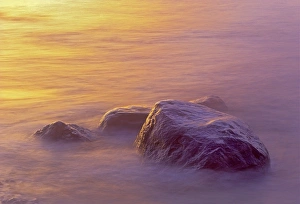 Lake Winnipeg Prints: Canada, Manitoba. Sunrise on Lake Winnipeg