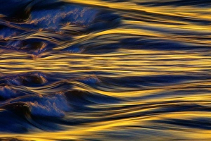 Jim Zuckerman Prints: Canada, Montreal, Quebec. River reflecting autumn colors