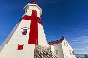 Images Dated 9th April 2019: Canada, New Brunswick, Campobello Island. Head Harbour Lightstation lighthouse