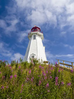 Images Dated 7th April 2020: Canada, New Brunswick, Campobello Island. Mulholland Point Lighthouse
