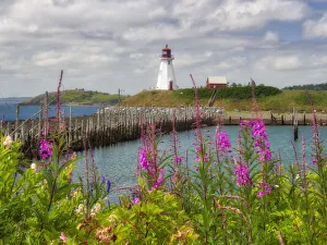 Images Dated 7th April 2020: Canada, New Brunswick, Campobello Island. Mulholland Point Lighthouse