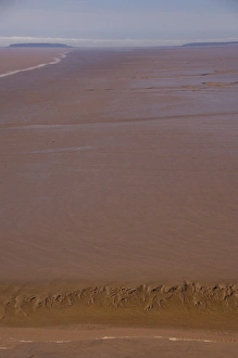 Images Dated 6th July 2008: Canada, New Brunswick, Hopewell Cape, Bay of Fundy. Daniel Flats, view of mud flats