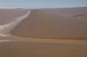 Images Dated 6th July 2008: Canada, New Brunswick, Hopewell Cape, Bay of Fundy. Daniel Flats, views of mud flats