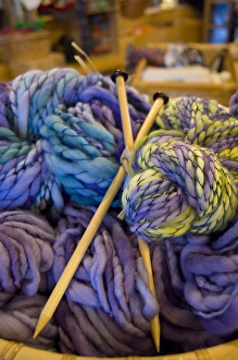Images Dated 6th July 2008: Canada, New Brunswick, Lakeburn. London-Wul Economusee. Typical wool producer using