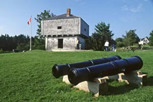Canada, New Brunswick, St Andrews. St. Andrews Blockhouse National Historic Site