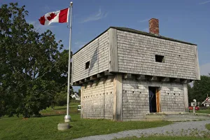 Canada, New Brunswick, St Andrews. St. Andrews Blockhouse National Historic Site