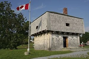 Canada, New Brunswick, St Andrews. St. Andrews Blockhouse National Historic Site