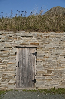 Images Dated 26th September 2010: Canada, Newfoundland and Labrador, St. John s. Sample of traditional stone root