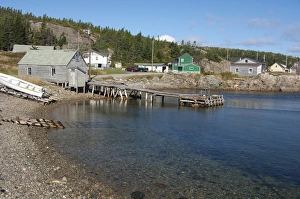 Images Dated 24th September 2010: Canada, Newfoundland and Labrador, Twillingate. Fishermans Point, scenic coastline