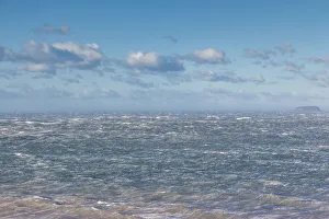Images Dated 10th April 2019: Canada, Nova Scotia, Advocate Harbour. High winds on the Bay of Fundy