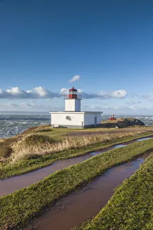 Images Dated 10th April 2019: Canada, Nova Scotia, Advocate Harbour. Cape d Or Lighthouse on the Bay of Fundy
