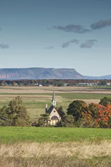 View From Above Prints: Canada, Nova Scotia, Annapolis Valley. Grand-Pre National Historic Site
