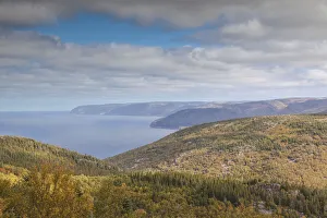 Images Dated 10th April 2019: Canada, Nova Scotia, Cabot Trail. Pleasant Bay, Cape Breton Highlands National Park