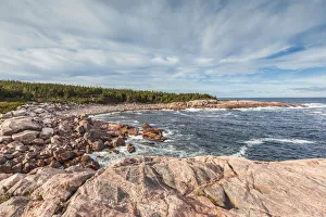 Images Dated 10th April 2019: Canada, Nova Scotia, Cabot Trail. Cape Breton Highlands National Park, Green Cove