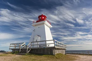 Maritime Province Prints: Canada, Nova Scotia, Cabot Trail. Neils Harbour, Cape Breton Highlands National Park