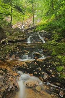 Images Dated 30th July 2009: Canada, Nova Scotia, Cape Breton Highlands National Park. Beulach Ban Falls cascade