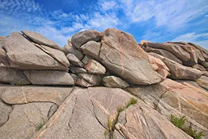 Images Dated 15th March 2018: Canada, Nova Scotia, Cape Breton Island. Rocky shoreline along Cabot Strait