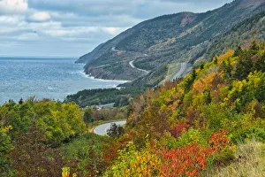 Images Dated 19th March 2019: Canada, Nova Scotia, Cape Breton Island. Coastline landscape along Gulf of St. Lawrence