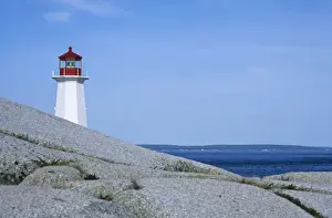 Images Dated 16th January 2016: Canada, Nova Scotia, Early morning at Peggys Cove light