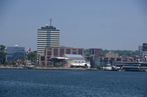 Maritime Province Prints: Canada, Nova Scotia, Halifax. Alderney Landing, across the bay from Halifax