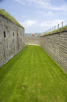 Images Dated 2nd July 2008: Canada, Nova Scotia, Halifax. Citadel, National Historic Site. Fort walls