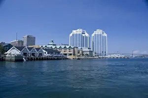 Images Dated 3rd July 2008: Canada, Nova Scotia, Halifax. City views of Halifax from the water