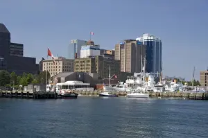 Canada, Nova Scotia, Halifax. City views of Halifax from the water