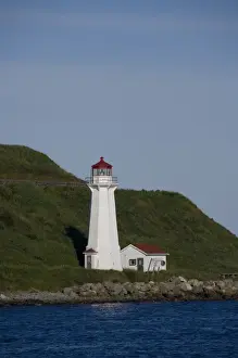 Images Dated 11th July 2008: Canada, Nova Scotia, Halifax. Georges Island & Lighthouse. National Historic Site
