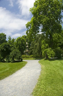 Maritime Province Prints: Canada, Nova Scotia, Halifax. Public Gardens, historic Victorian city garden created