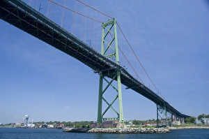 Images Dated 3rd July 2008: Canada, Nova Scotia, Halifax. Waterfront area, McDonald Bridge