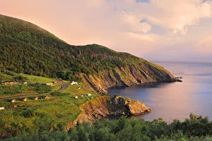 Images Dated 31st July 2009: Canada, Nova Scotia, Meat Cove. Sunset on Cape Breton Island