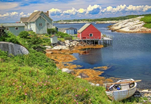 Images Dated 14th April 2024: Canada, Nova Scotia. Peggy's Cove. (Editorial Use Only)