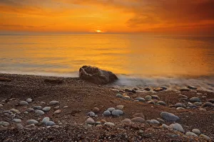 Images Dated 29th July 2009: Canada, Nova Scotia, Pleasant Bay. Sunset on Gulf of St