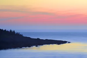 Images Dated 28th July 2009: Canada, Nova Scotia, Whale Cove. Sunset on Bay of Fundy