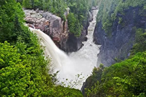 Images Dated 18th July 2008: Canada, Ontario, Terrace Bay. Aguasabon Falls at Aguasabon Gorge
