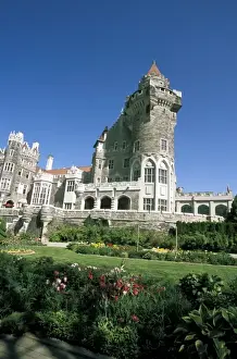 Canada, Ontario, Toronto. Historic Casa Loma garden