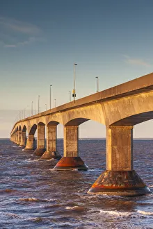 Canada, Prince Edward Island, Borden. Confederation Bridge