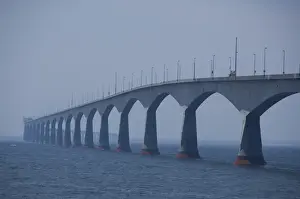 Images Dated 7th July 2008: Canada, Prince Edward Island. Confederation Bridge over Northumberland Strait