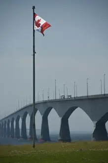 Canada, Prince Edward Island. Confederation Bridge over Northumberland Strait
