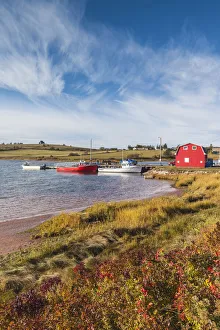 Images Dated 9th April 2019: Canada, Prince Edward Island, French River. Small fishing harbor