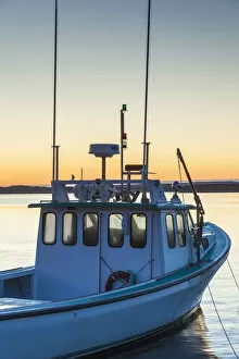 Canada, Prince Edward Island, Malpeque. Small fishing harbor