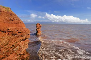 North Cape Prints: Canada, Prince Edward Island, North Cape. Shoreline of Gulf of St. Lawrence. Credit as