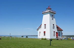 Images Dated 2029: Canada Prince Edward Island, P. E. I. Wood Islands Lighthouse 1876 in summer