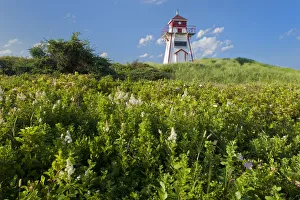 Canada, Prince Edward Island, Prince Edward Island National Park. Lighthouse at Covehead Harbour