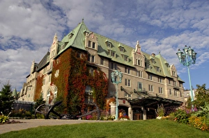 Canada, Quebec. Charlevoix region, Pointe-au-Pic, hotel Fairmont Le Manoir Richelieu